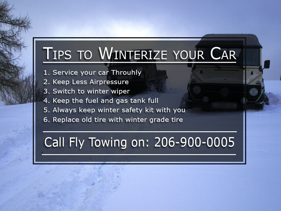 5 Tips to winterize your car to drive safely on the snowy roads of